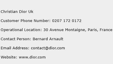 christian dior contact email|christian dior phone number.